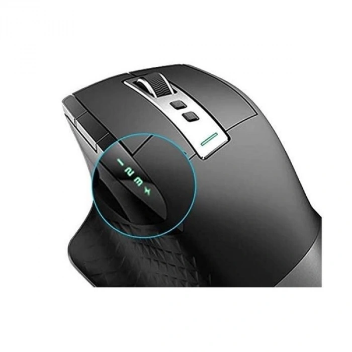Rapoo Mt750s 18670 Siyah Çoklu Modlu Kablosuz Ergonomik 3200 Dpı Sensörlü Mouse