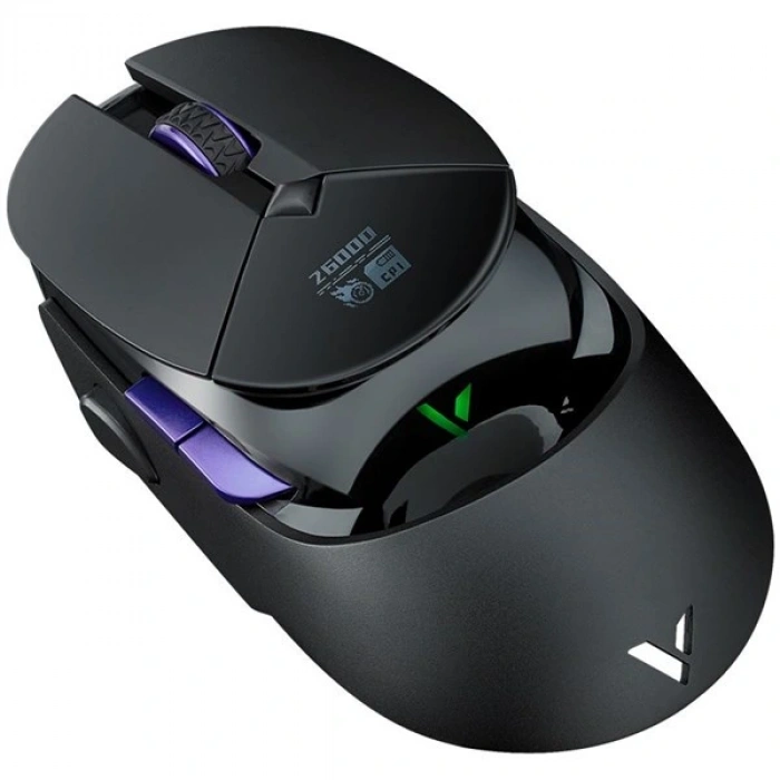 RAPOO VT960 PRO 4K 12584 26000dpi Kablosuz Gaming Mouse Black/Purple