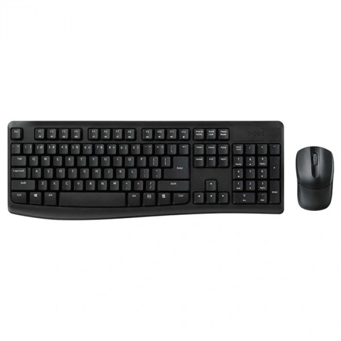 RAPOO X1800 PRO Kablosuz Klavye Mouse Set Siyah