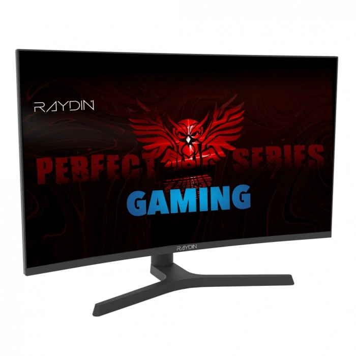 RAYDIN EG27RFA-300HZ, 27", 1ms, 300Hz, Full HD, 2xHDMI, DP, Hoparlör, VA LED, R1500 Curved, Yükseklik Ayarlı Ayak, Frameless, FreeSync Gaming Monitör