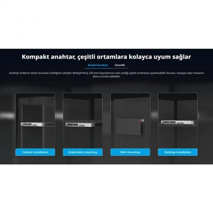 RUIJIE 48port RG-CS83-48GT4XS GIGABIT 4-SFP 10GBE YÖNETİLEBİLİR SWITCH