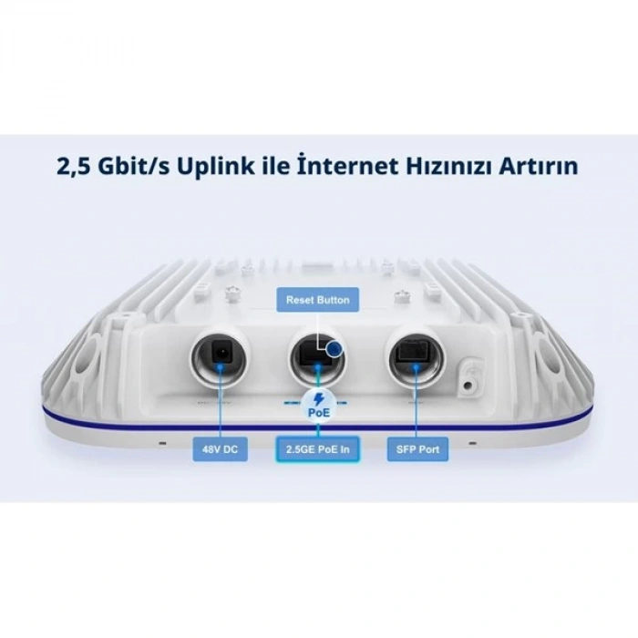 RUIJIE REYEE RG-RAP6260(H) AX6000 GIGABIT 300METRE  HARİCİ ACCESS POINT