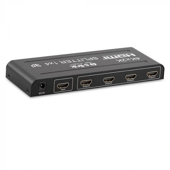 S-LINK 4port SL-LU6214 1port HDMI (giriş) 4port HDMI (çıkış) 4K HDMI Splitter