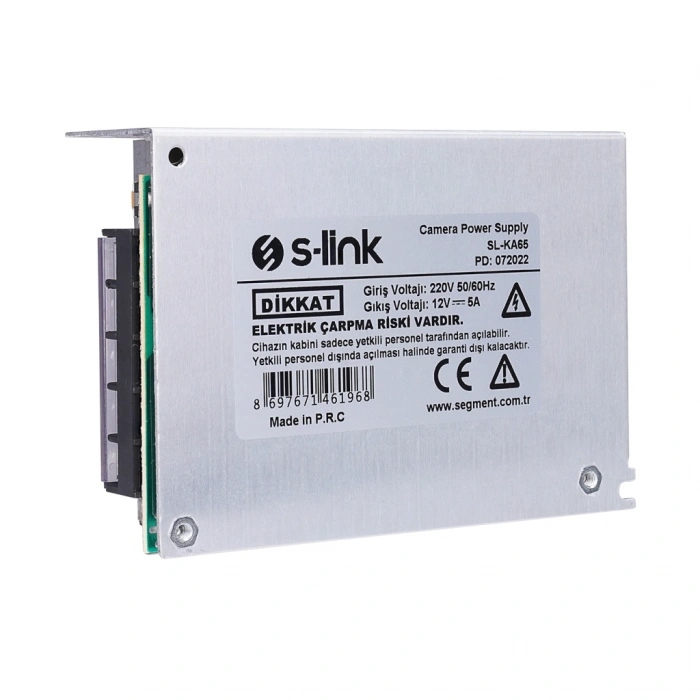 S-LINK SL-KA65 12V, 5A, Switch Mode, DC ADAPTÖR