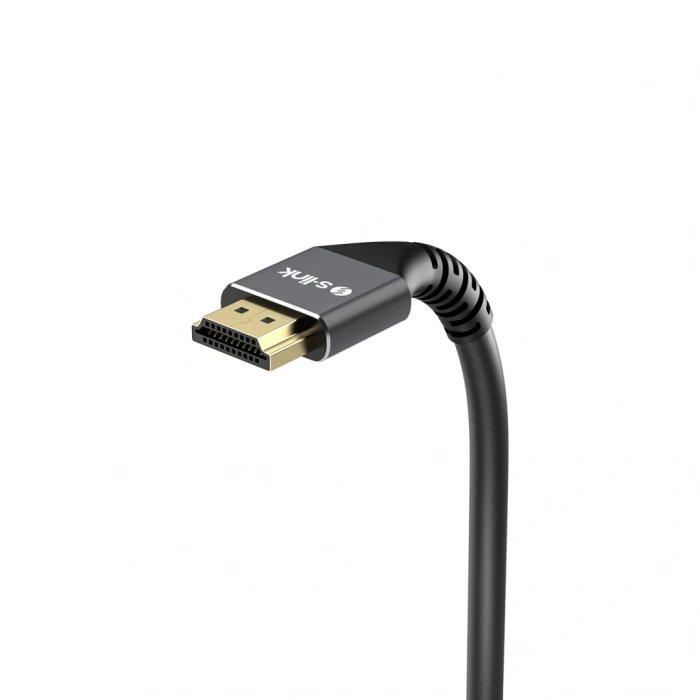S-LINK SLX-HD4K15, 4K UHD, HDMI v2.0, 15mt. 30Hz. Metal Uçlu, Kablo