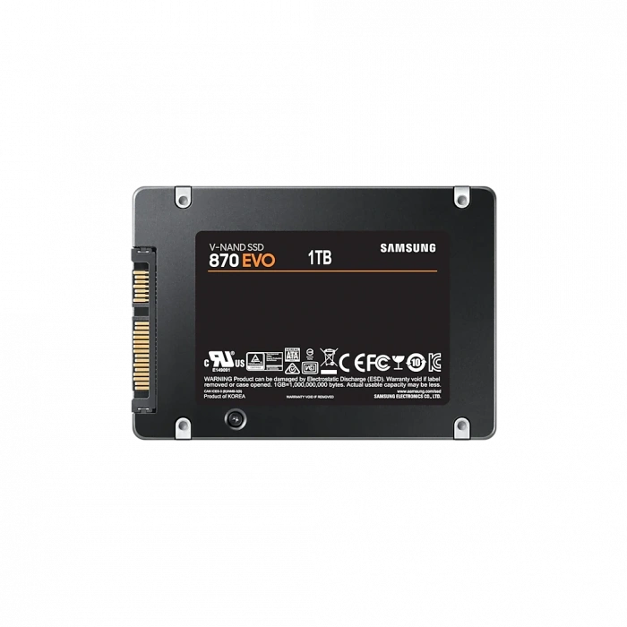 SAMSUNG MZ-77E1T0BW 870 EVO 1TB 560/530, 2,5" SATA SSD (Türkiye Distribütörü Garantili)