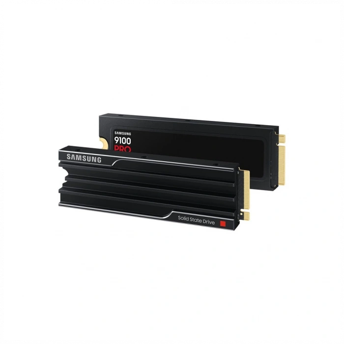 SAMSUNG MZ-VAP1T0CW, 9100 PRO, 1TB, 14700/13300, Gen5, NVMe PCIe M.2 2280, SSD (Soğutuculu) (Türkiye Distribütörü Garantili)