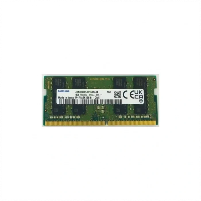 Samsung SAMSO3200/16, 16GB, DDR4, 3200MHz,  1.2V Notebook Ram (M471A2G43DB1-CWE)