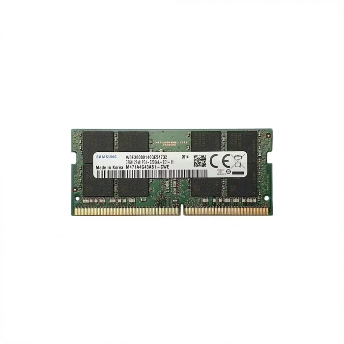 Samsung SAMSO3200/32, 32GB, DDR4, 3200MHz,  1.2V Notebook Ram (M471A4G43AB1-CWE)
