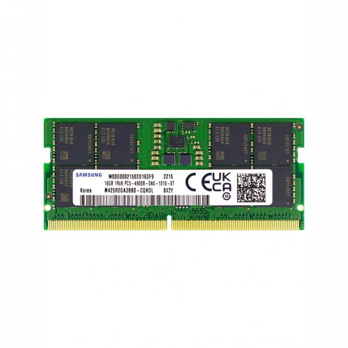 Samsung SAMSO4800/16, 16GB, DDR5, 4800MHz,  CL46, 1.1V Notebook Ram (M425R2GA3BB0--CQKOL)
