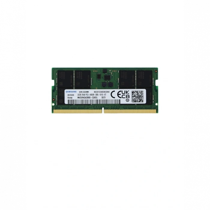 Samsung SAMSO4800/32, 32GB, DDR5, 4800MHz,  CL46, 1.1V Notebook Ram (M425R4GA3BB0-CQKOD)
