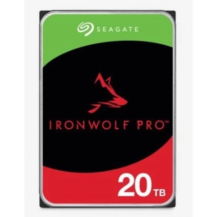 SEAGATE 3.5 20TB IRONWOLF PRO ST20000NT001 256MB 7200RPM SATA-3 KURUMSAL NAS DİSKİ
