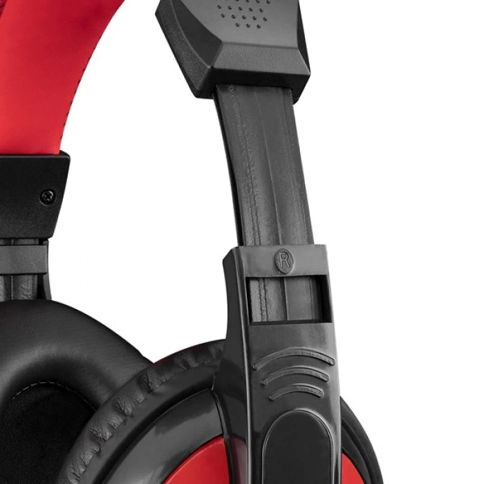 SNOPY SN-2688 Siyah/kırmızı 3,5mm Gaming Oyuncu Mikrofonlu Kulaklık