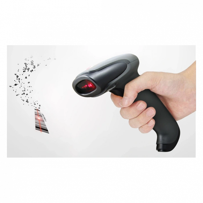 SUNLUX XL-9309B, EL Tipi, Laser, WiFi, Bluetooth, Kablosuz, 300Metre, 1D, Barkod Okuyucu