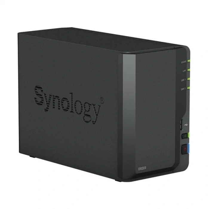 SYNOLOGY DS223 REALTEK QC 2 GB RAM- 2-diskli Nas Server (Disksiz)