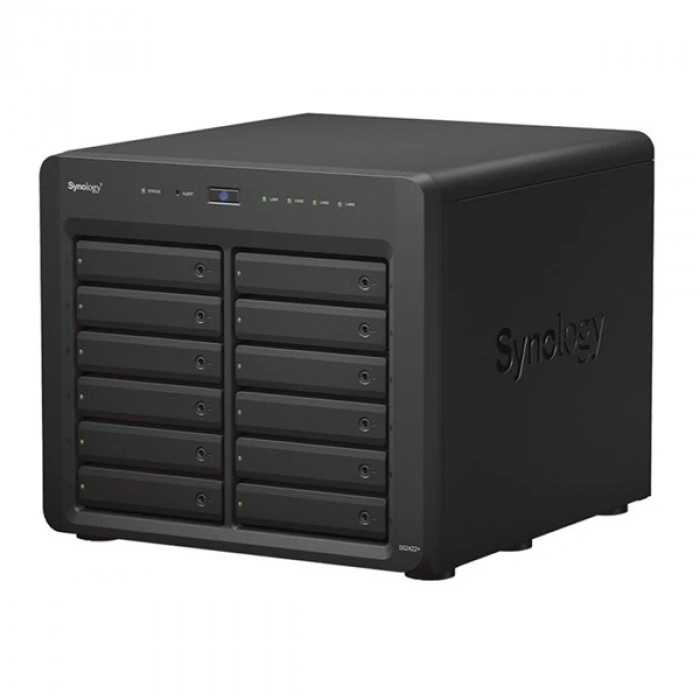 SYNOLOGY DS2422-32G PLUS RYZEN V1500B-32GB RAM-12-diskli Nas Sunucu (Disksiz)