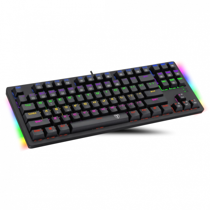 T-DAGGER BALI, T-TGK311, USB Kablolu, Türkçe Q,  Rainbow RGB, Mechanical, Blue Switch, Gaming Klavye (Powered By REDRAGON)