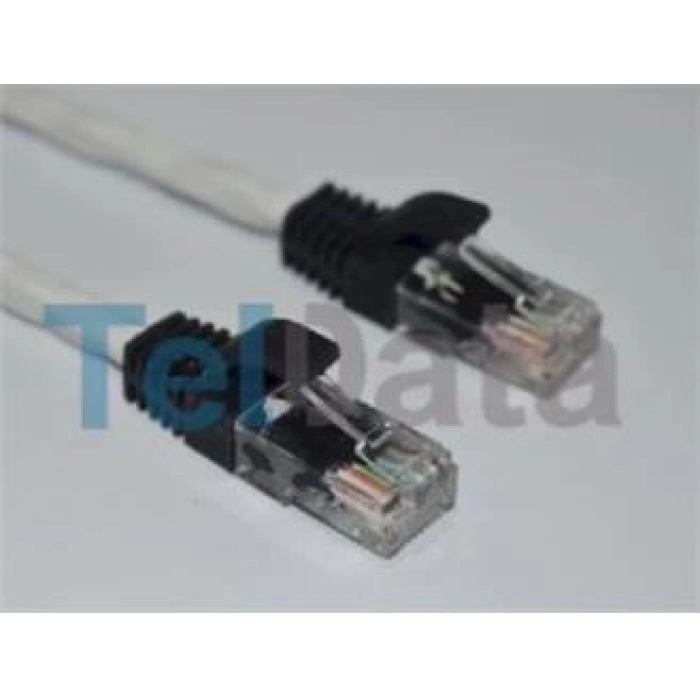 Teldata TLD-100B Cat6 1MT Beyaz Utp Patch Kablo