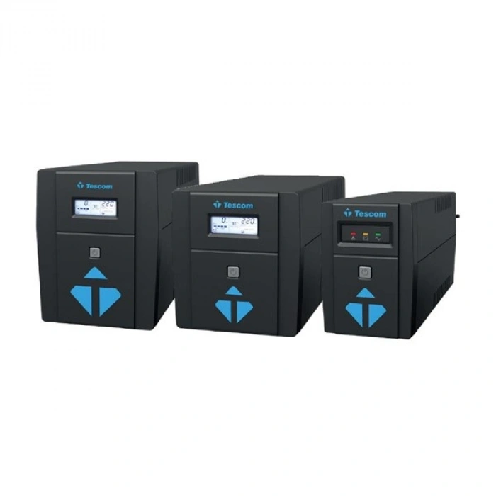 TESCOM 1500VA LEO+ LEO1500AP Modem Protect Lcd Ekran Line Interactive Ups
