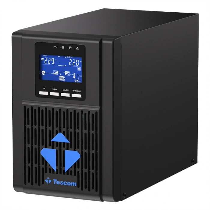 TESCOM NeoLine 1000, 1 KVA Online 1F/1F UPS,  (900040100) (2x9A Akü)