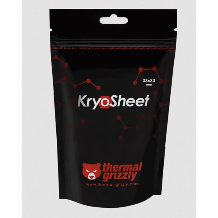Thermal Grizzly KryoSheet TG-KS-33-33 33x33x0.2mm AM5 Uyumlu Termal PAD