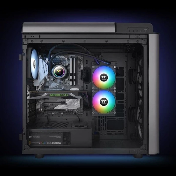 THERMALTAKE 240MM TH240 v2 CL-W361-PL12SW-A ARGB AM5-1851P SIVI SOĞUTMALI İŞLEMCİ FANI