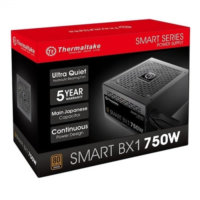 THERMALTAKE 750W 80+ BRONZE SMART BX1 PS-SPD-0750NNSABE-T POWER SUPPLY