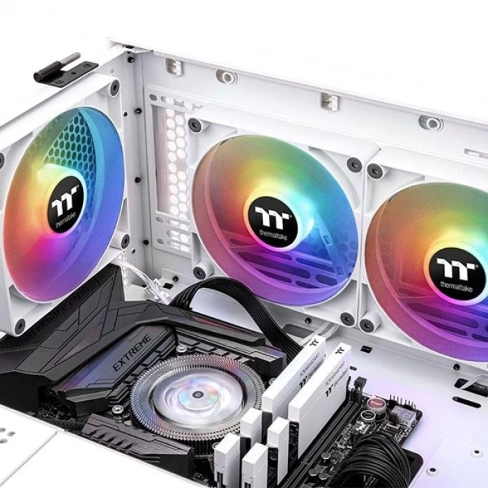 Thermaltake CT120 CL-F153-PL12SW-A Beyaz ARGB 2x120mm Kasa Fan Kiti