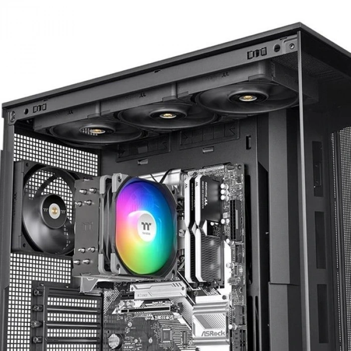 THERMALTAKE UX400 CL-P142-AL12SW-A ARGB AM5-1851P HAVA SOĞUTMALI İŞLEMCİ FANI