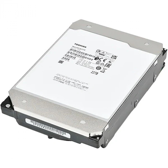 TOSHIBA 3.5 22TB MG10AFA22TE 7200 RPM 256MB SATA-3 NAS ve Güvenlik Diski