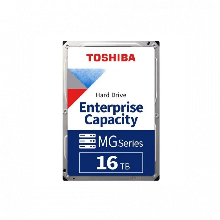 TOSHIBA ENTERPRISE, MG09ACA16TE, 3.5", 16TB, 512Mb 7200 Rpm, 7/24 Güvenlik, Data Center, Nas, Server, HDD