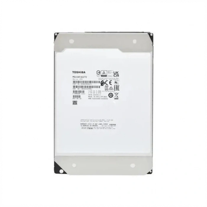 TOSHIBA ENTERPRISE, MG10AFA22TE, 3.5", 22TB, 512Mb 7200 Rpm, 7/24 Güvenlik, Data Center, Nas, Server, HDD