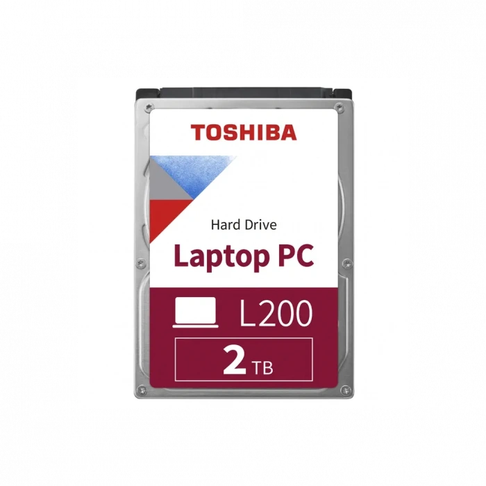 TOSHIBA L200, HDWL120UZSVA, 2.5", 2TB, 128Mb 5400 Rpm, Notebook HDD (Türkiye Distribütörü Garantili)
