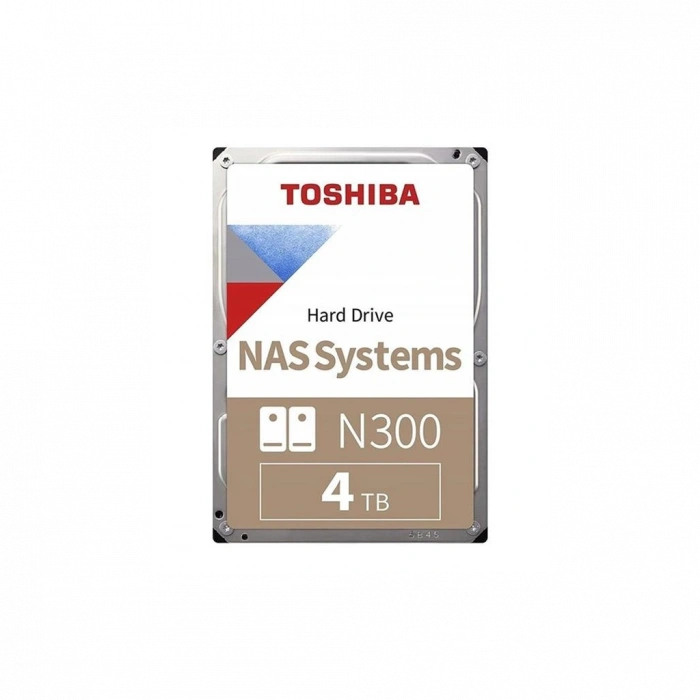 TOSHIBA N300, MN10ADA400ES, 3.5", 4TB, 512Mb 7200 Rpm, SATA3, 7/24 NAS, SERVER, HDD