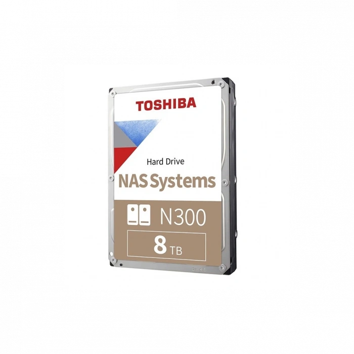 TOSHIBA N300, MN10ADA800S, 3.5", 8TB, 512Mb 7200 Rpm, SATA3, 7/24 NAS, SERVER, HDD (Türkiye Distribütörü Garantili)