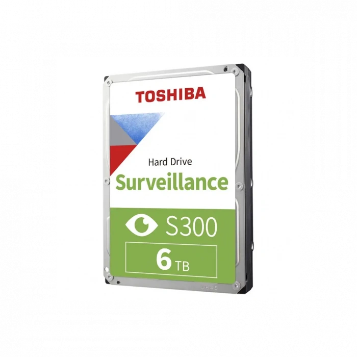 TOSHIBA S300, HDWT860UZSVA, 3.5", 6TB, 256Mb 5400 Rpm, 7/24 Güvenlik HDD
