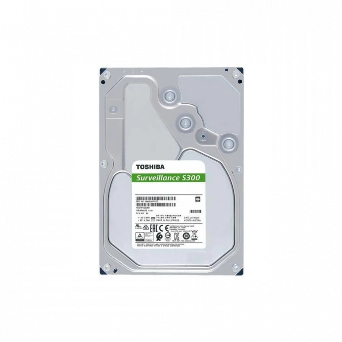 TOSHIBA S300, HDWT860UZSVA, 3.5", 6TB, 256Mb 5400 Rpm, 7/24 Güvenlik HDD