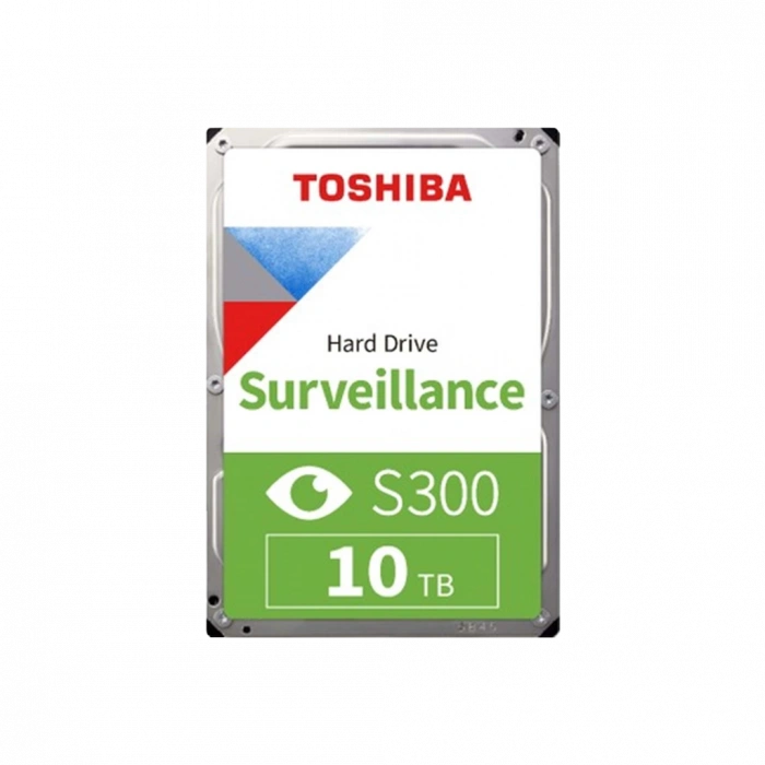 TOSHIBA S300 PRO, MD10ADA10TV, 3.5", 10TB, 512Mb 7200 Rpm, 7/24 Güvenlik HDD