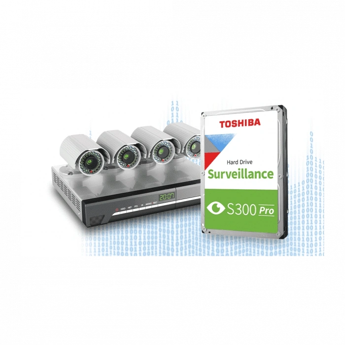 TOSHIBA S300 PRO, MD10ADA800V, 3.5", 8TB, 512Mb 7200 Rpm, 7/24 Güvenlik HDD (Türkiye Distribütörü Garantili)