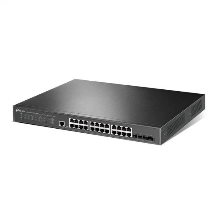 TP-LINK 24port TL-SG3428XPP-M2 2.5 GIGABIT 4-SFP 10GbE 500W YÖNETİLEBİLİR POE SWITCH
