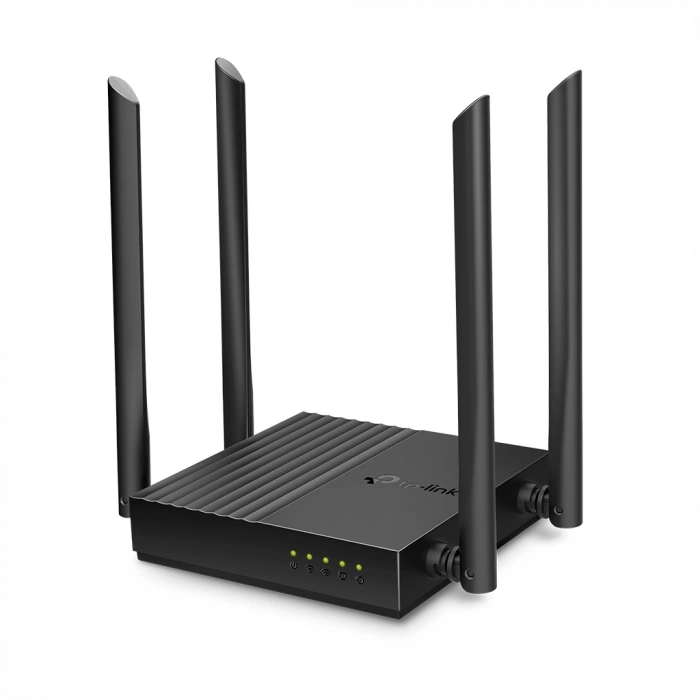 TP-LINK ARCHER C64, AC1200, 4Port, 1200Mbps, Dual Band WiFi, Masaüstü, Gigabit, Router, Access Point