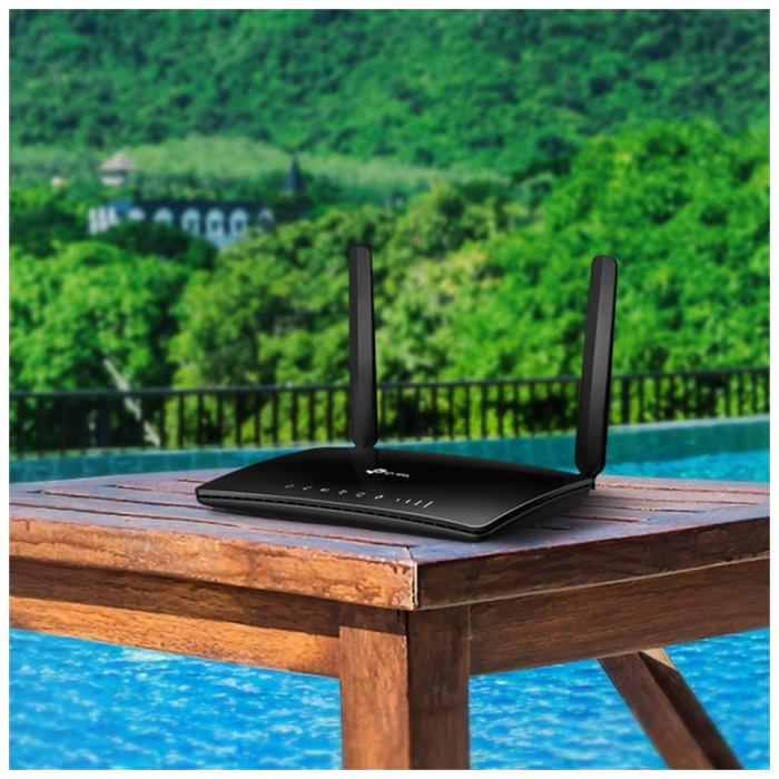TP-LINK ARCHER MR200, AC750, 4Port, 750Mbps, Dual Band WiFi, Masaüstü, LTE Micro Sim Kart Takılabilir 3G-4G Destekli Router