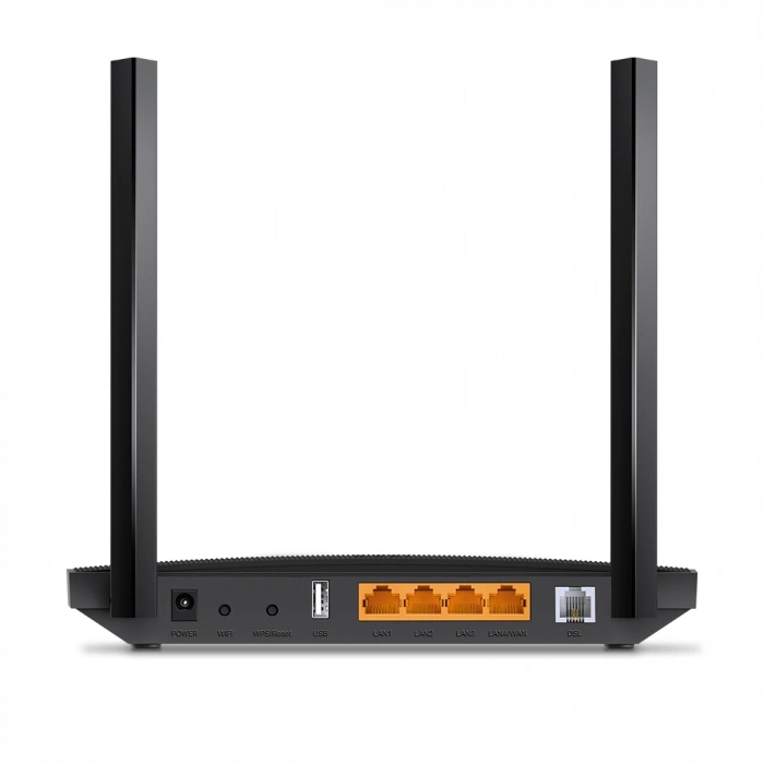 TP-LINK ARCHER VR400 V3, AC1200, 4 Port, Dual Band Wifi, 1200Mbps, 2×Anten, 3G-4G USB Desteği, VDSL2, ADSL2+ MODEM