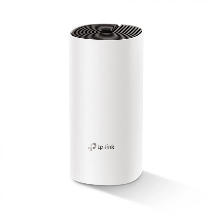 TP-LINK DECO E4, AC1200, Tekli Mesh, 1200Mbps, Dual Band, 2Port Megabit Lan, 140m2 Çekim Alanı, Router, Geniş Alan İnternet Ağı Sağlayıcısı