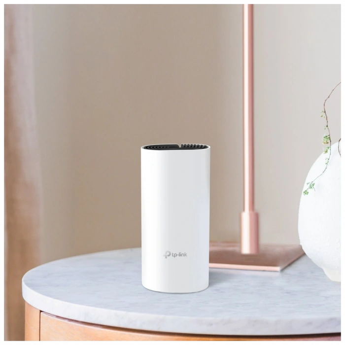 TP-LINK DECO E4, AC1200, Tekli Mesh, 1200Mbps, Dual Band, 2Port Megabit Lan, 140m2 Çekim Alanı, Router, Geniş Alan İnternet Ağı Sağlayıcısı