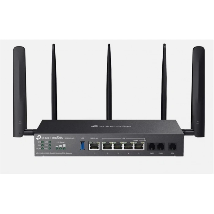 TP-Link Omada DR3650v V1 Gateway 1GbE Wi-Fi 6 2.4 GHz, 5 GHz