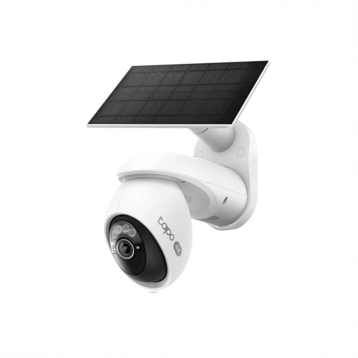 TP-LINK Tapo TC92 KIT (C660 KIT), 4K, 8,0Mpix, Dış Mekan, IP65, WiFi, 12Mt. Renkli Gece Görüşü, İki Yönlü Ses, Yapay Zeka Destekli, Güneş Enerjili Güvenlik Kamerası Kiti