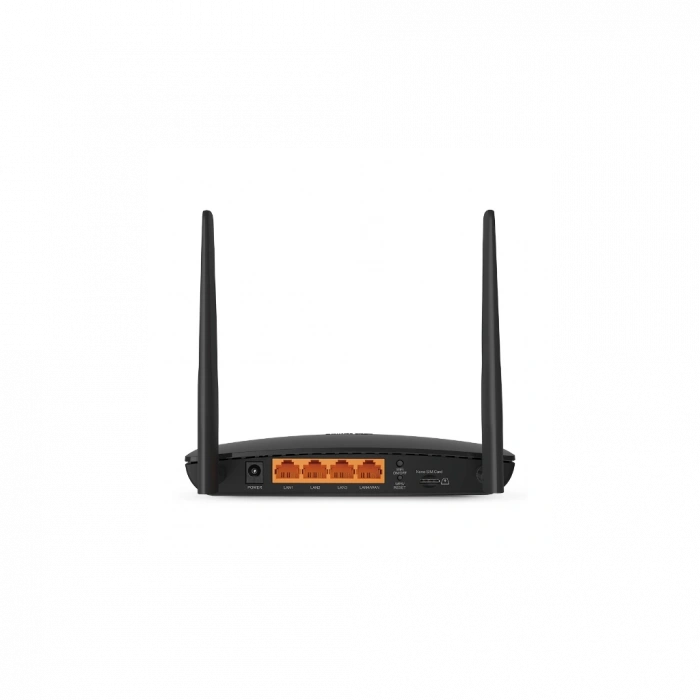 TP-LINK TL-MR150, 4Port, 300Mbps, 2,4Ghz WiFi, Masaüstü, LTE Micro Sim Kart Takılabilir 3G-4G Destekli Router