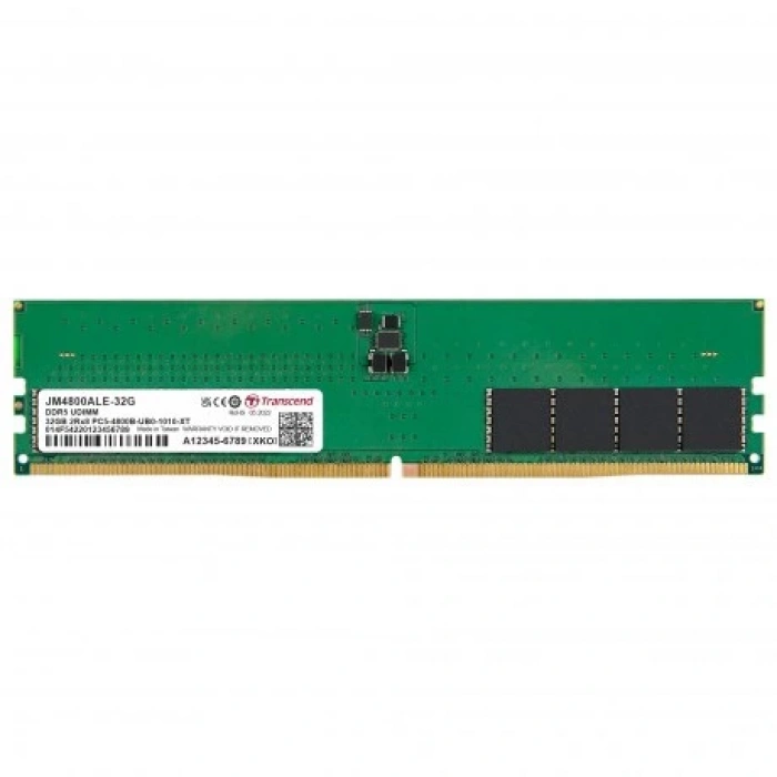 TRANSCEND 32GB DDR5 4800MHZ CL40 PC RAM VALUE JM4800ALE-32G