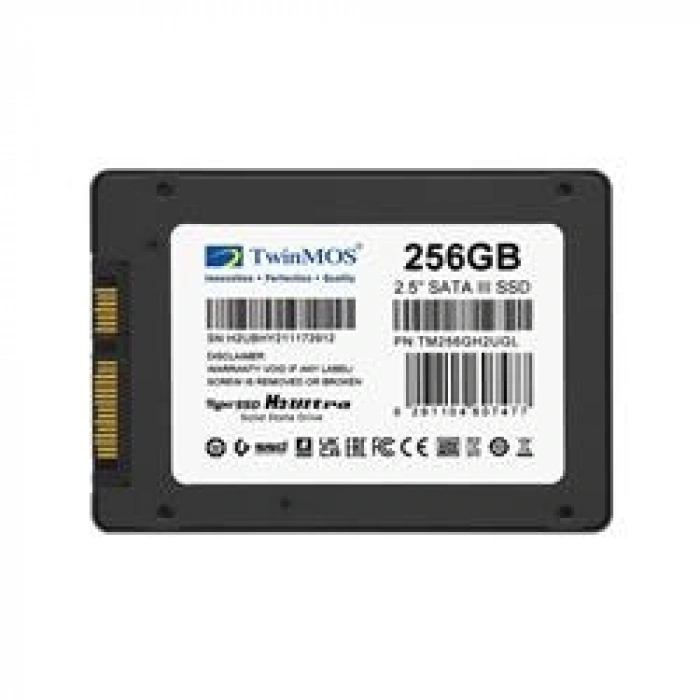 TwinMOS 256GB 2.5 Sata3 SSD (580MB-550MB-S) Tlc 3dnand Grey (TM256GH2UGL) Ssd Disk